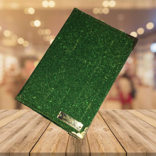 Load image into Gallery viewer, Emerald Green Aria Queen of the Night Luxury Travel Document Holder
