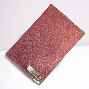 Pearl Luxury Rose Gold Glitter Passport Holder - JHENELLA ISAAC 