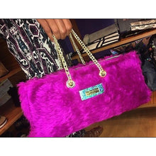 Load image into Gallery viewer, Fairy Floss Cotton Candy Luxury Glam Handbag - JHENELLA ISAAC 
