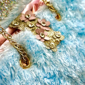 Fairy Floss Cotton Candy Luxury Glam Handbag - JHENELLA ISAAC 