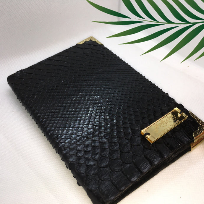 Giorgio Safari Python Skin Luxury Passport Holder - JHENELLA ISAAC 